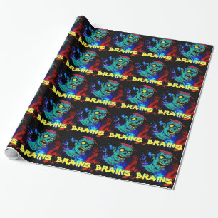 Cadeau Papier d'emballage de zombi
