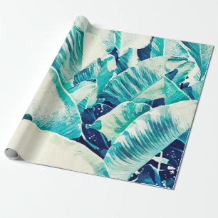 Cadeau Papier d'emballage d'écrasement de feuille de
