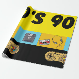 Cadeau Papier d'emballage des années 90