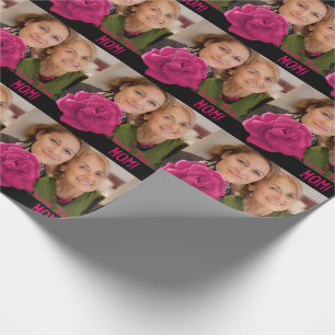 Cadeau Papier d'emballage des textes de photo de