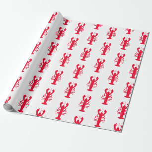 Cadeau Papier d'emballage d'impression de homard