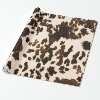 Cadeau papier d'emballage d'impression pour vache