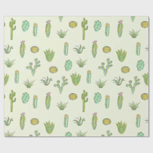 Cadeau Papier d'emballage d'impression vert en bon état