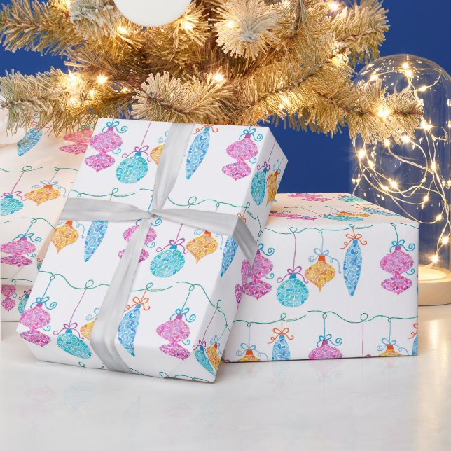 Cadeau Papier d'emballage d'ornement (Vacances)