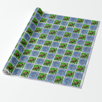 Cadeau Papier d'emballage d'ours de paix