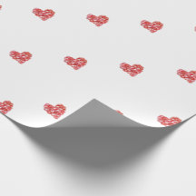 Papier d'emballage du coeur