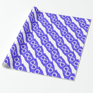 Cadeau Papier d'emballage du drapeau des Métis Papier d'a