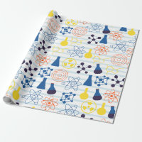 Papier d'emballage du professeur de chimie