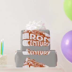 Cadeau Papier d'emballage du siècle du fer