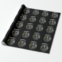 Papier d'emballage effrayant pour les mauvaises he