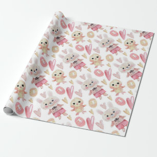 Cadeau Papier d'emballage élégant du motif   de Pâques