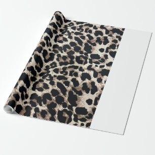 Cadeau Papier d'emballage empreinte de léopard populaire