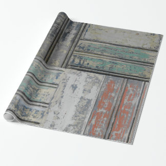 Cadeau Papier d'emballage en bois ébréché