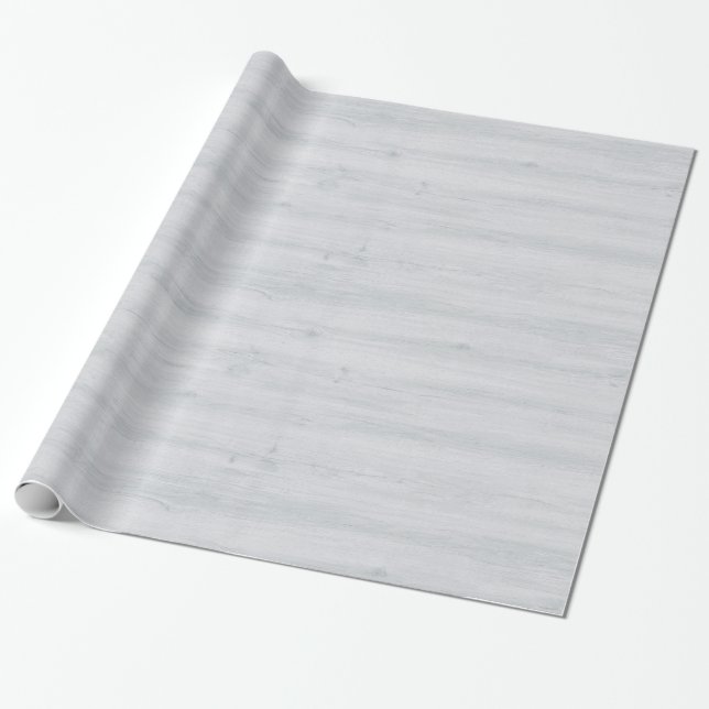 Cadeau papier d'emballage en bois vert bleu clair (Déroulé)