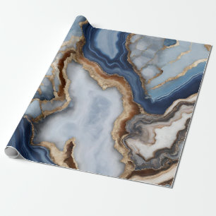 Cadeau Papier d'emballage en marbre d'Agate