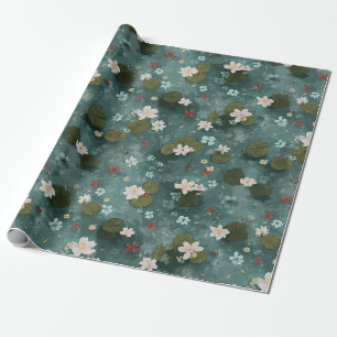 Cadeau Papier d'emballage Étang de nénuphars
