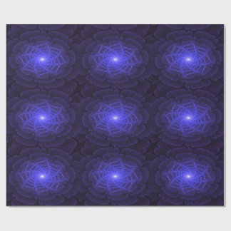 Cadeau Papier d'emballage Fleur Fractale BlueLotus