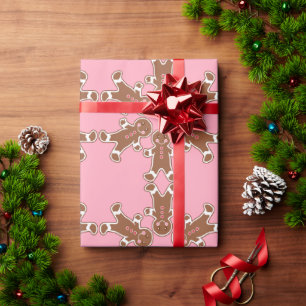 Cadeau Papier d'emballage Flocons de neige de biscuits en