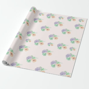 Cadeau Papier d'emballage floral