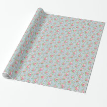 Papier d'emballage floral