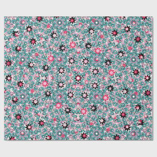 Cadeau Papier d'emballage floral - Élégant