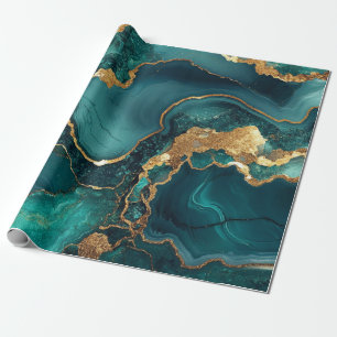 Cadeau Papier d'emballage géode