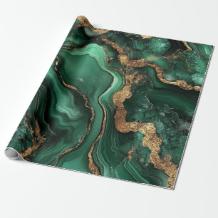 Cadeau Papier d'emballage Géode