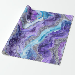 Cadeau Papier d'emballage géode