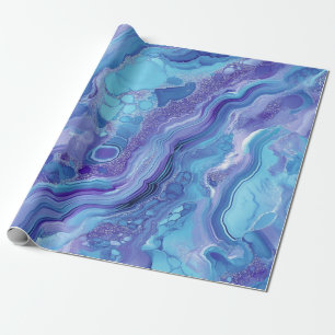 Cadeau Papier d'emballage géode