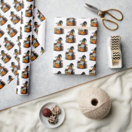 Cadeau Papier d'emballage Gnome d'Halloween