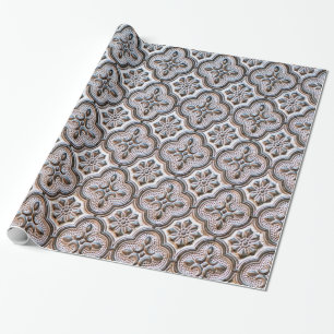 Cadeau papier d'emballage gothique baroque