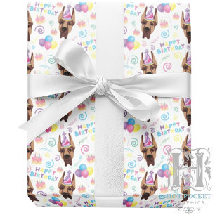 Cadeau Papier d'emballage Grand Danois