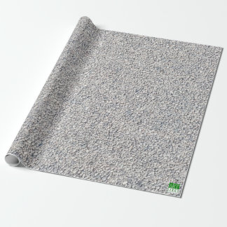Cadeau Papier d'emballage gris de tiret de caillou
