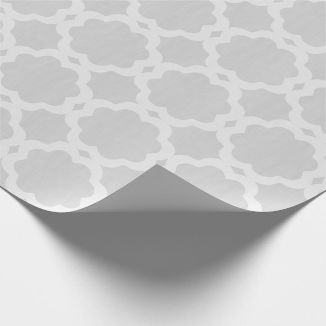 Cadeau Papier d'emballage gris marocain (Coin)