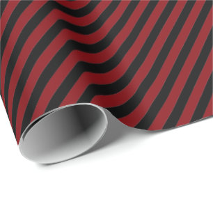 Cadeau Papier d'emballage HAMbWG - bande rouge/noire