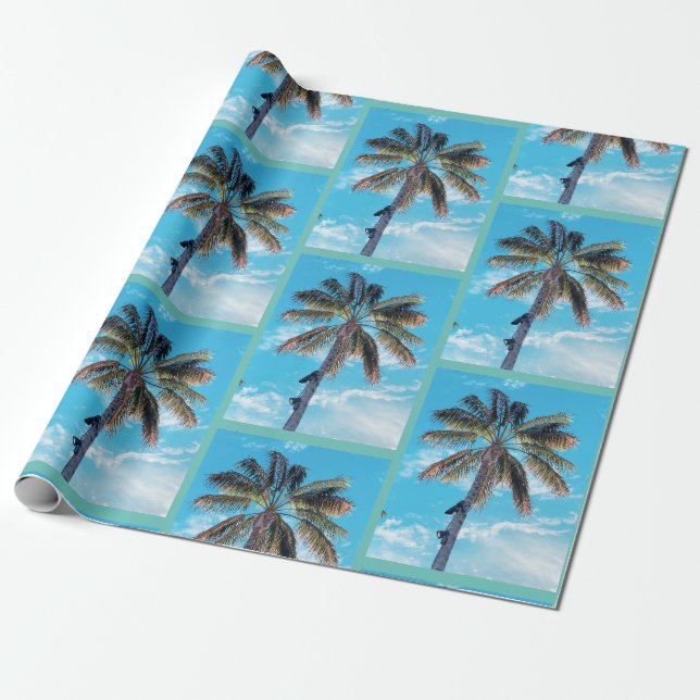 Cadeau Papier d'emballage hawaïen (Déroulé)