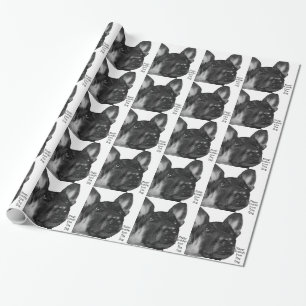 Cadeau Papier d'emballage humoristique de berger allemand