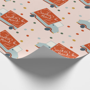 Cadeau Papier d'emballage illustration du camion de courr