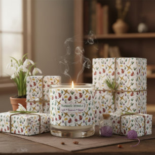 Cadeau Papier d'emballage Imbolc motif saisonnier païen