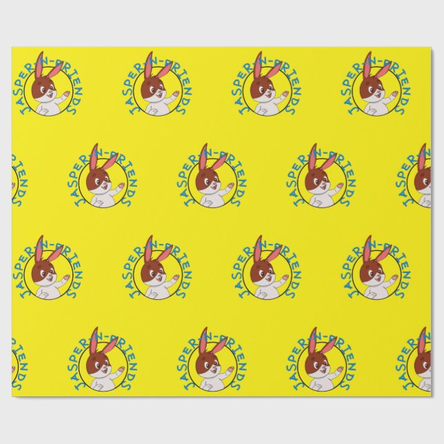 Cadeau Papier d'emballage Jasper-n-Friends (Plat)