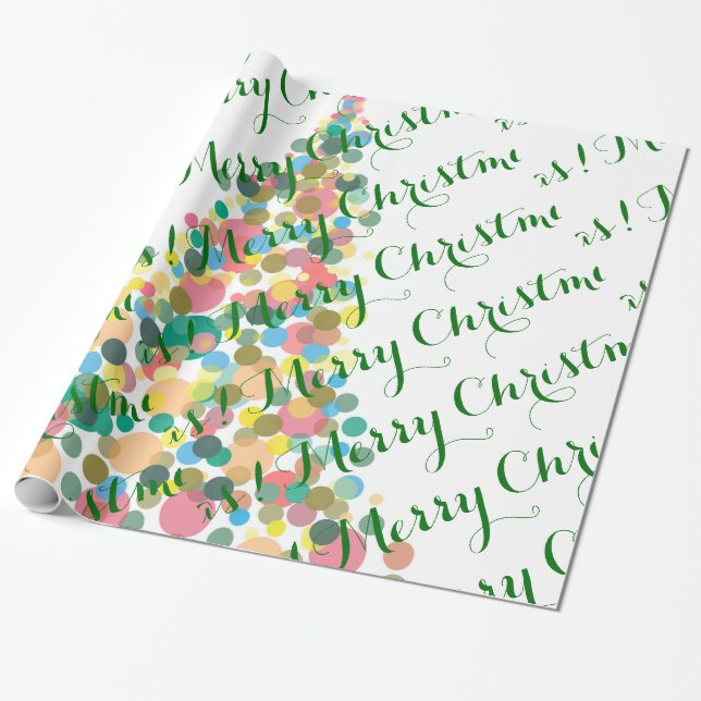Cadeau Papier d'emballage Joyeux Noël (Déroulé)