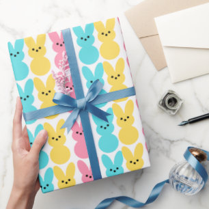 Cadeau Papier d'emballage Lapin Coloré