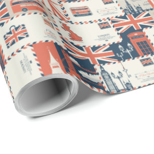 Cadeau Papier d'emballage London Post