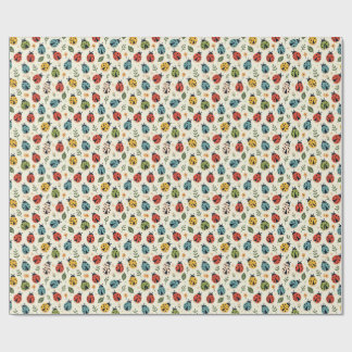 Cadeau Papier d'emballage luciole colorée – Multicolore m
