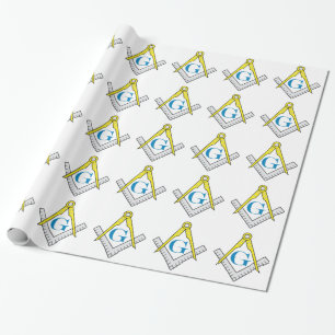 Cadeau Papier d'emballage maçonnique (grande image)