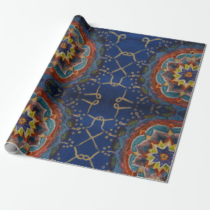Cadeau Papier d'emballage magique de mandala