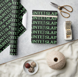 Cadeau Papier d'emballage mat noir brillant petit