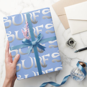 Cadeau papier d'emballage mat surf
