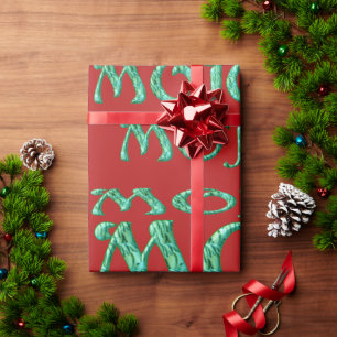 Cadeau Papier d'emballage Mojo rouge mat