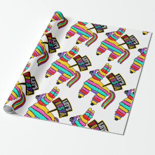 Cadeau Papier d'emballage motif Donkey piñata